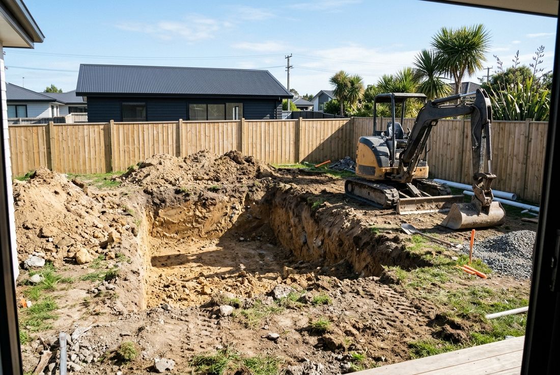 Pool Excavation in Tauranga