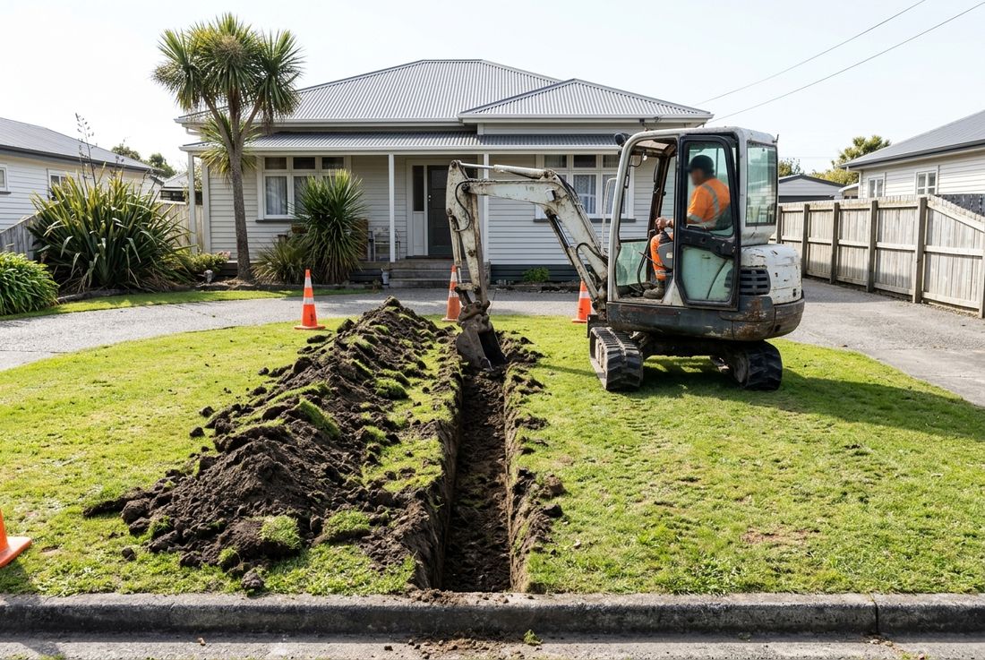 Trenching in Tauranga